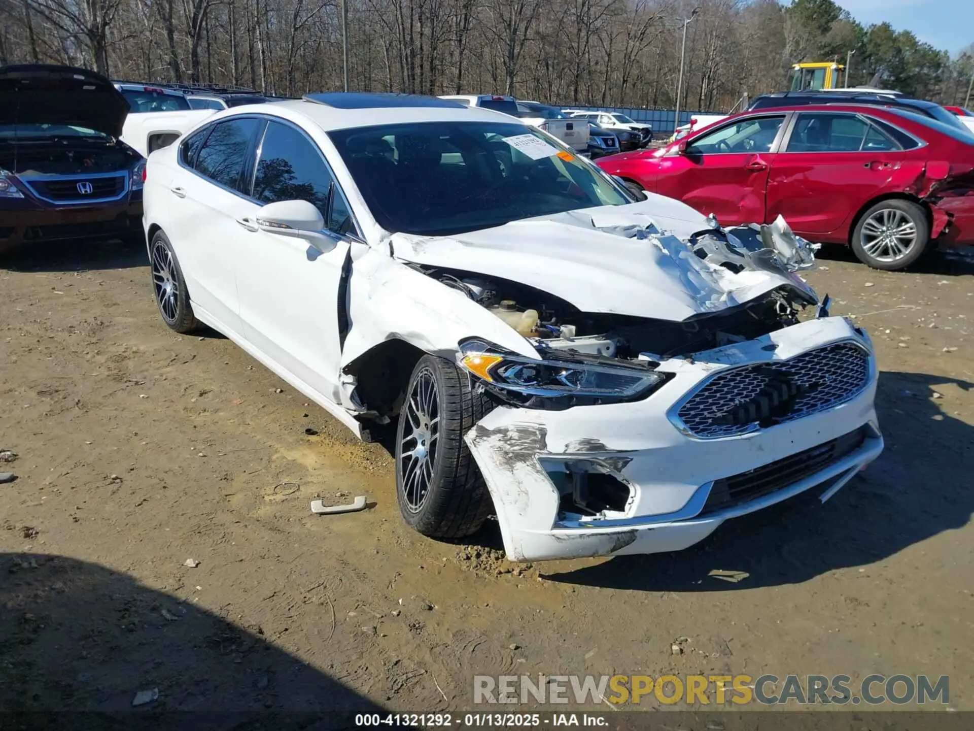 1 fotografías del automóvil dañado 3FA6P0K9XLR131657 FORD FUSION 2020