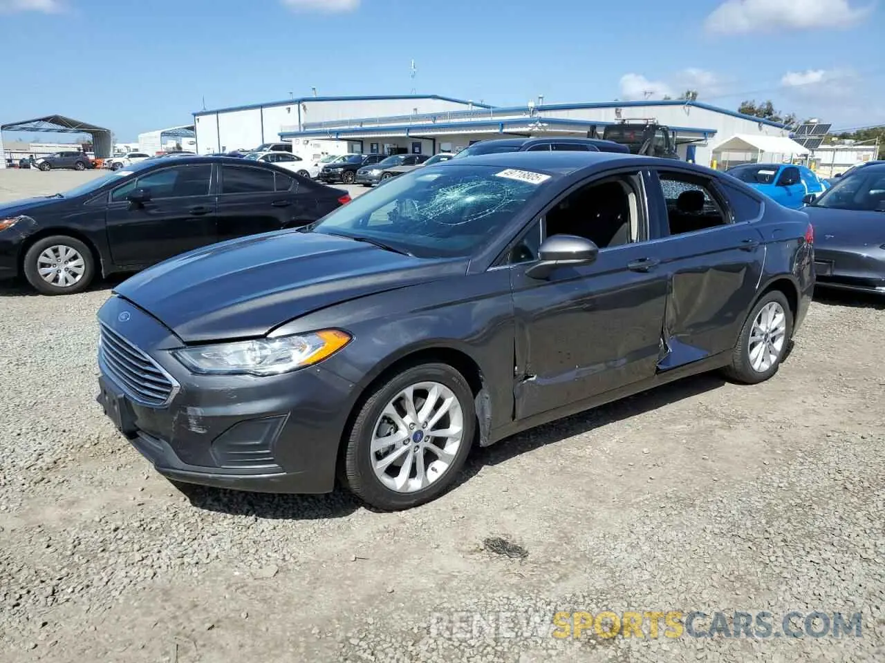 1 fotografías del automóvil dañado 3FA6P0LU0LR265614 FORD FUSION 2020