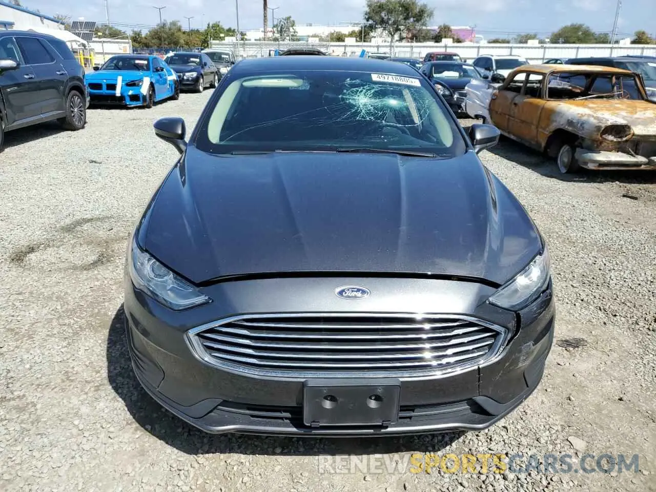 5 fotografías del automóvil dañado 3FA6P0LU0LR265614 FORD FUSION 2020
