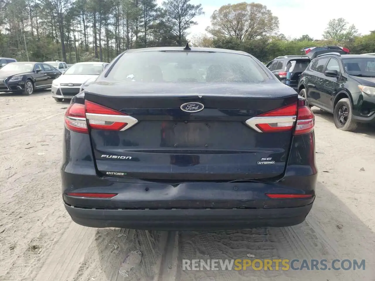 6 fotografías del automóvil dañado 3FA6P0LU2LR185392 FORD FUSION 2020