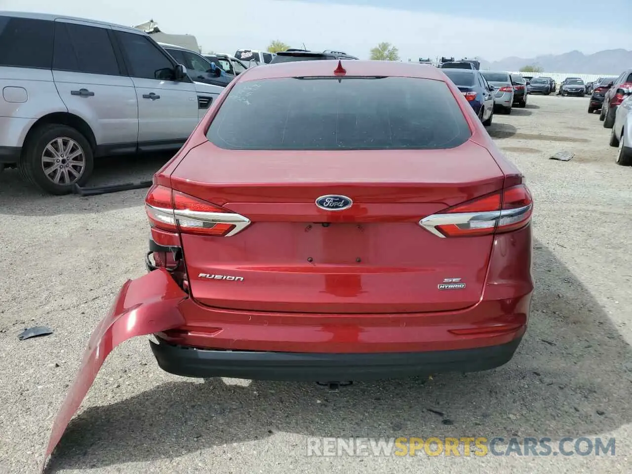 6 fotografías del automóvil dañado 3FA6P0LU2LR219735 FORD FUSION 2020