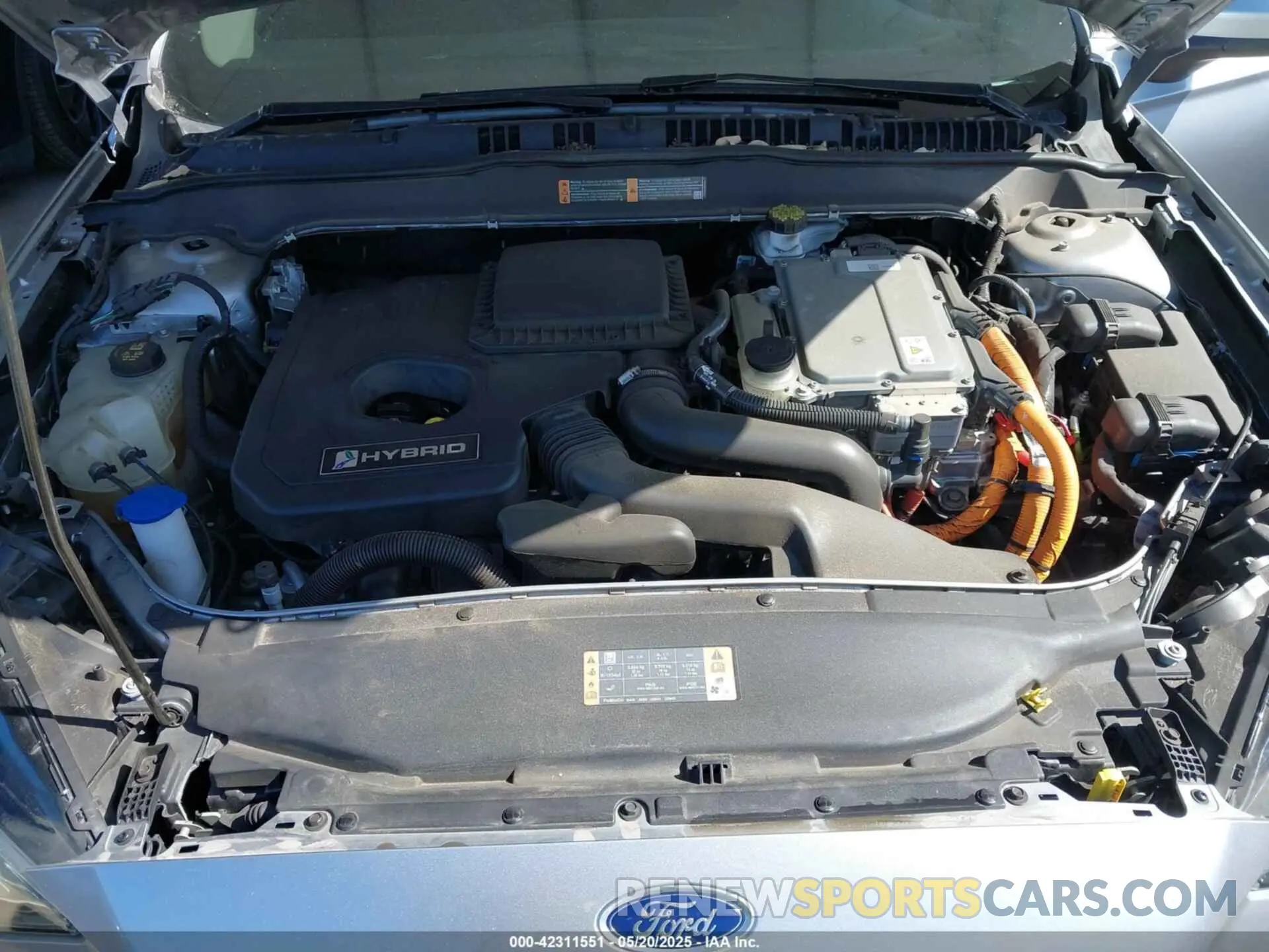 10 fotografías del automóvil dañado 3FA6P0LU2LR229035 FORD FUSION 2020