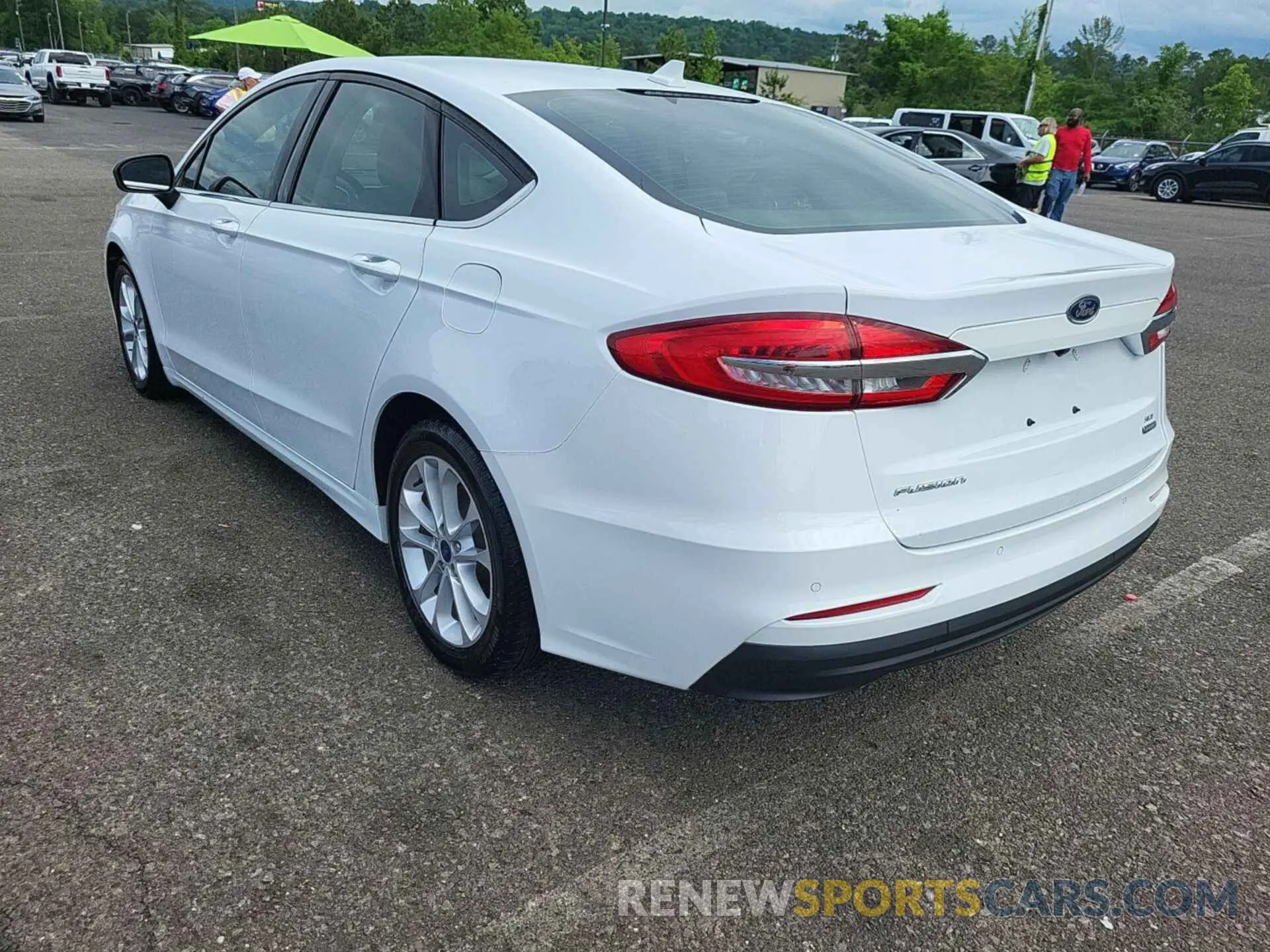 1 fotografías del automóvil dañado 3FA6P0LU3LR173414 FORD FUSION 2020
