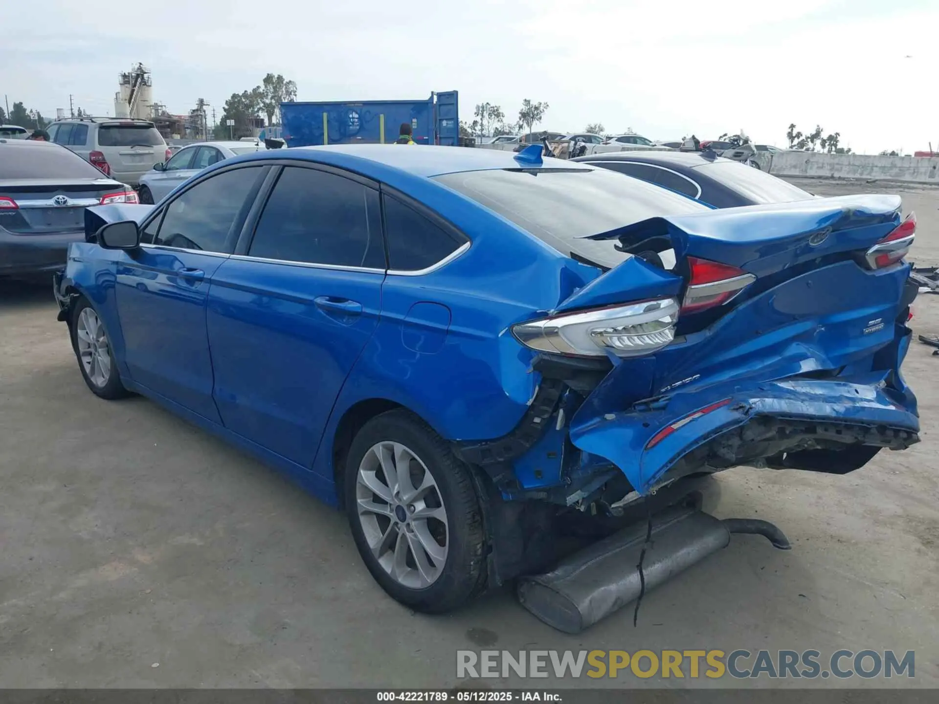3 fotografías del automóvil dañado 3FA6P0LU3LR233370 FORD FUSION 2020