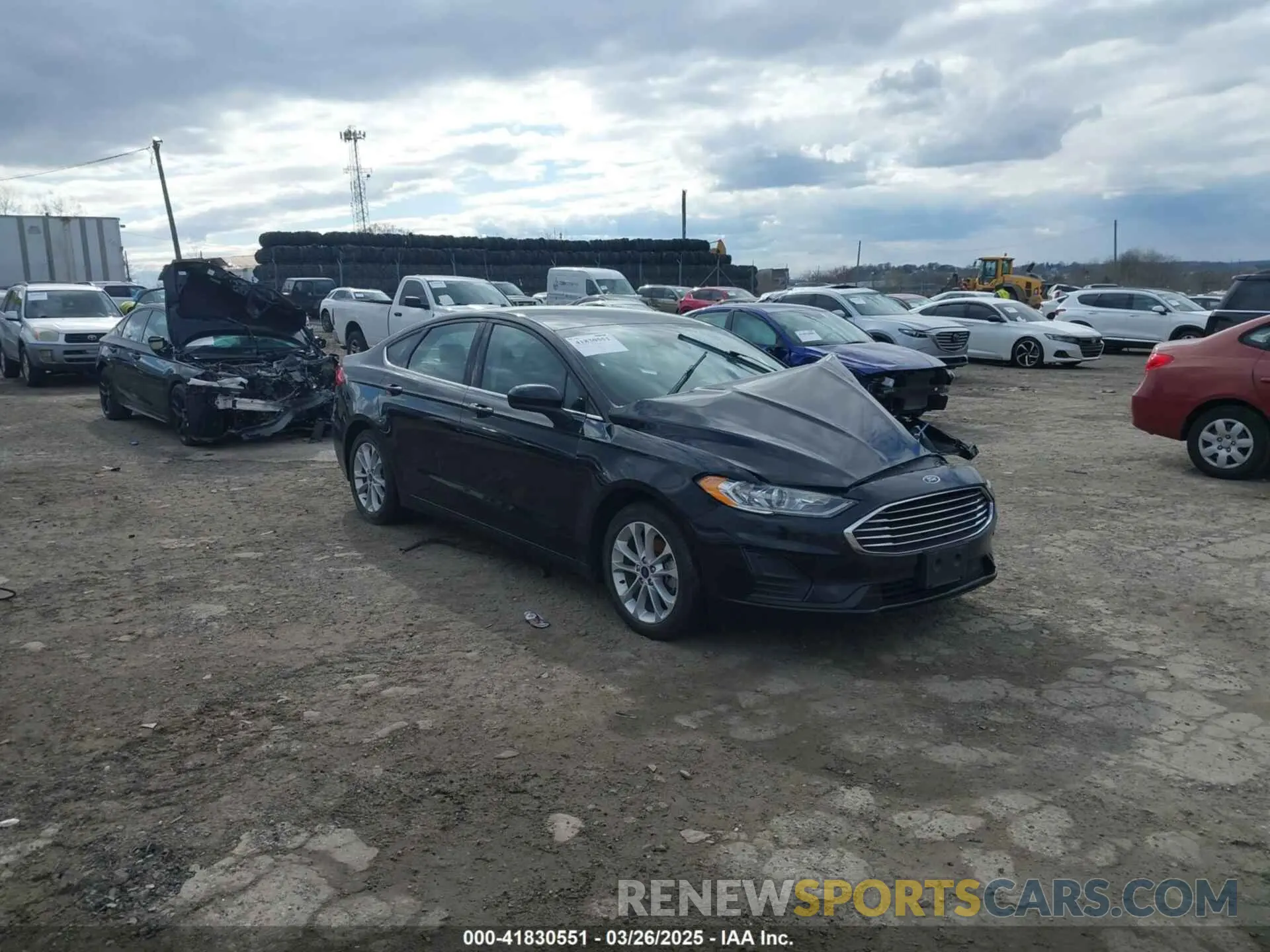 1 fotografías del automóvil dañado 3FA6P0LU4LR140390 FORD FUSION 2020