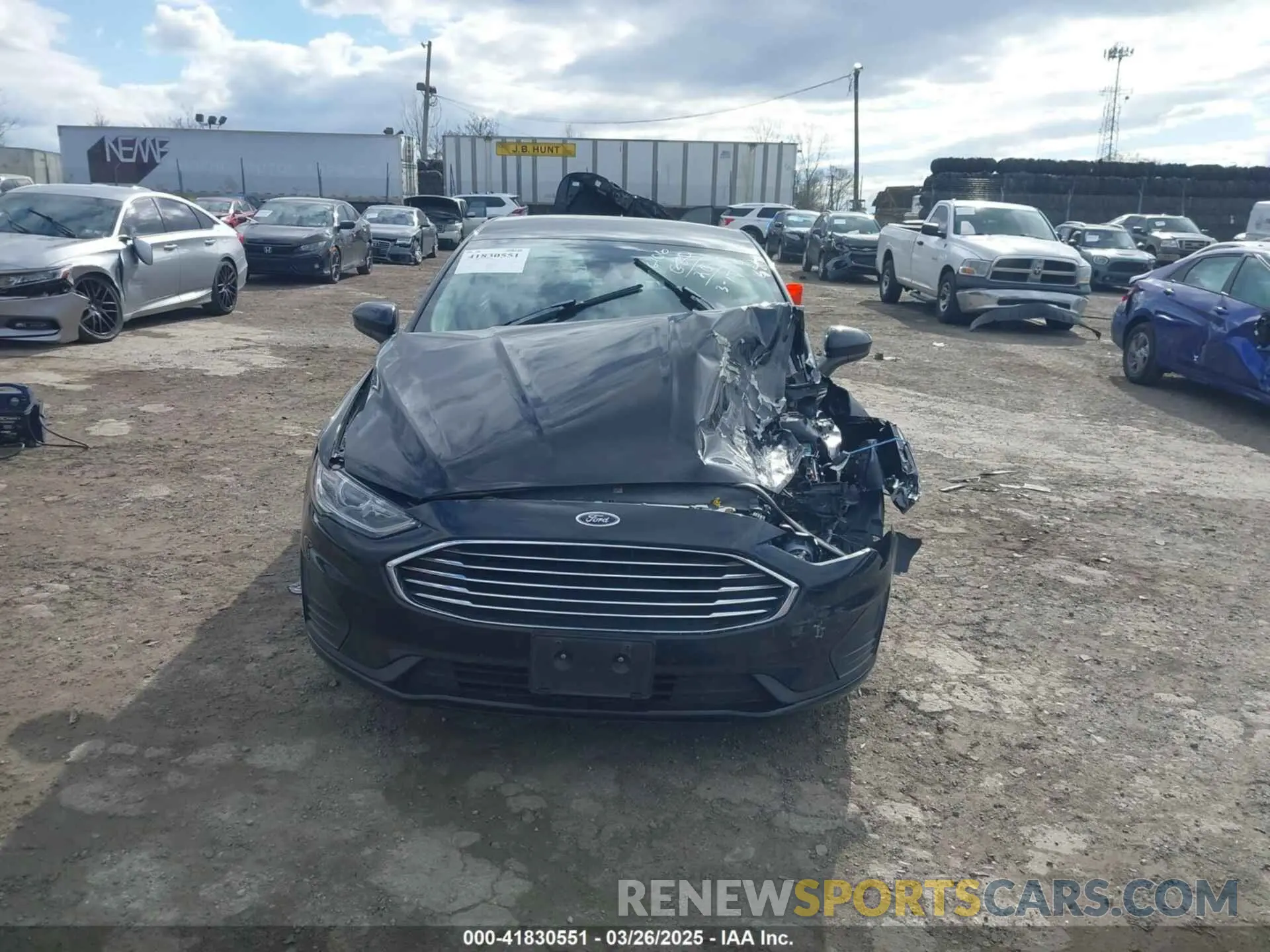 12 fotografías del automóvil dañado 3FA6P0LU4LR140390 FORD FUSION 2020