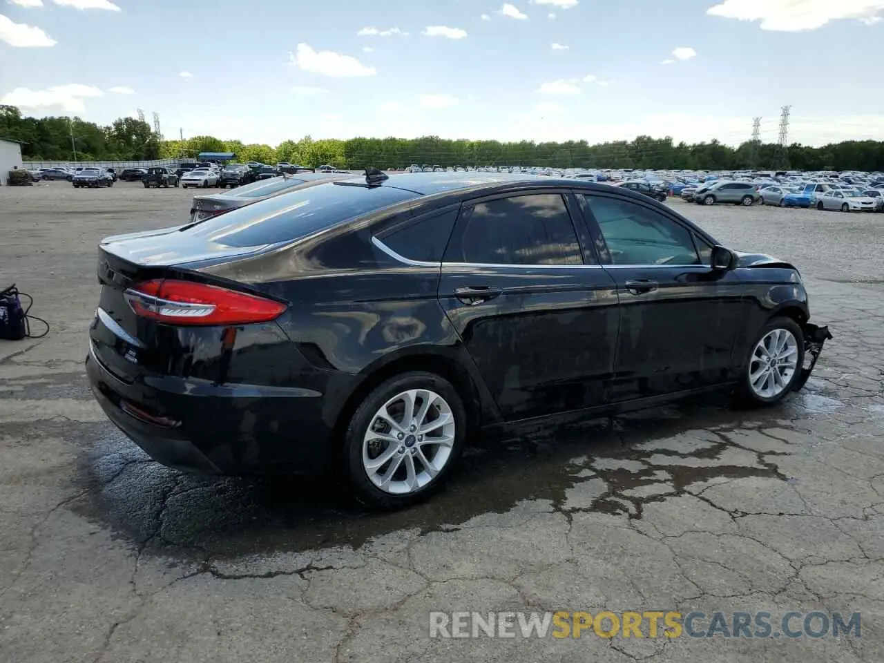 3 fotografías del automóvil dañado 3FA6P0LU4LR215248 FORD FUSION 2020
