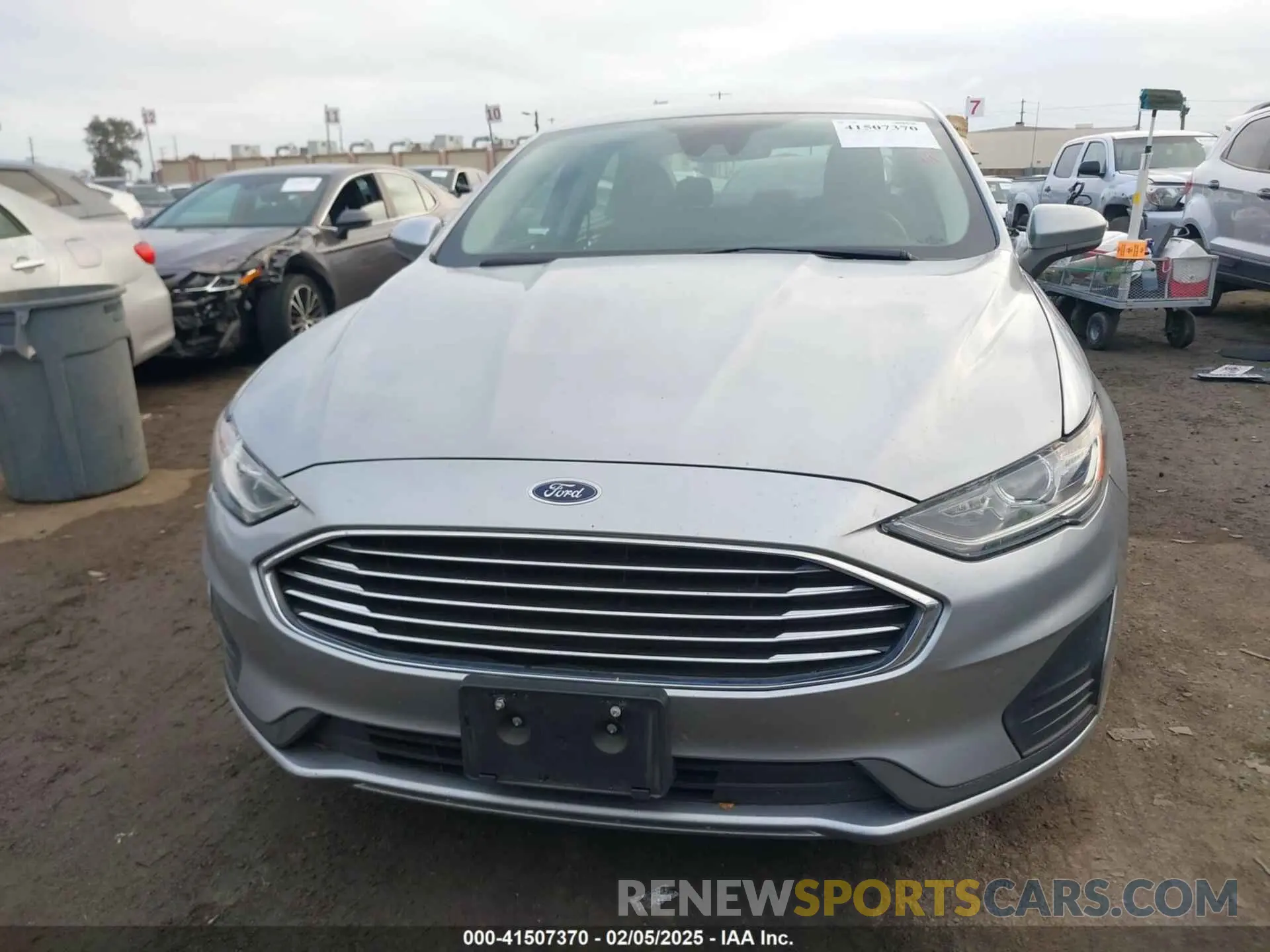 12 fotografías del automóvil dañado 3FA6P0LU4LR254714 FORD FUSION 2020