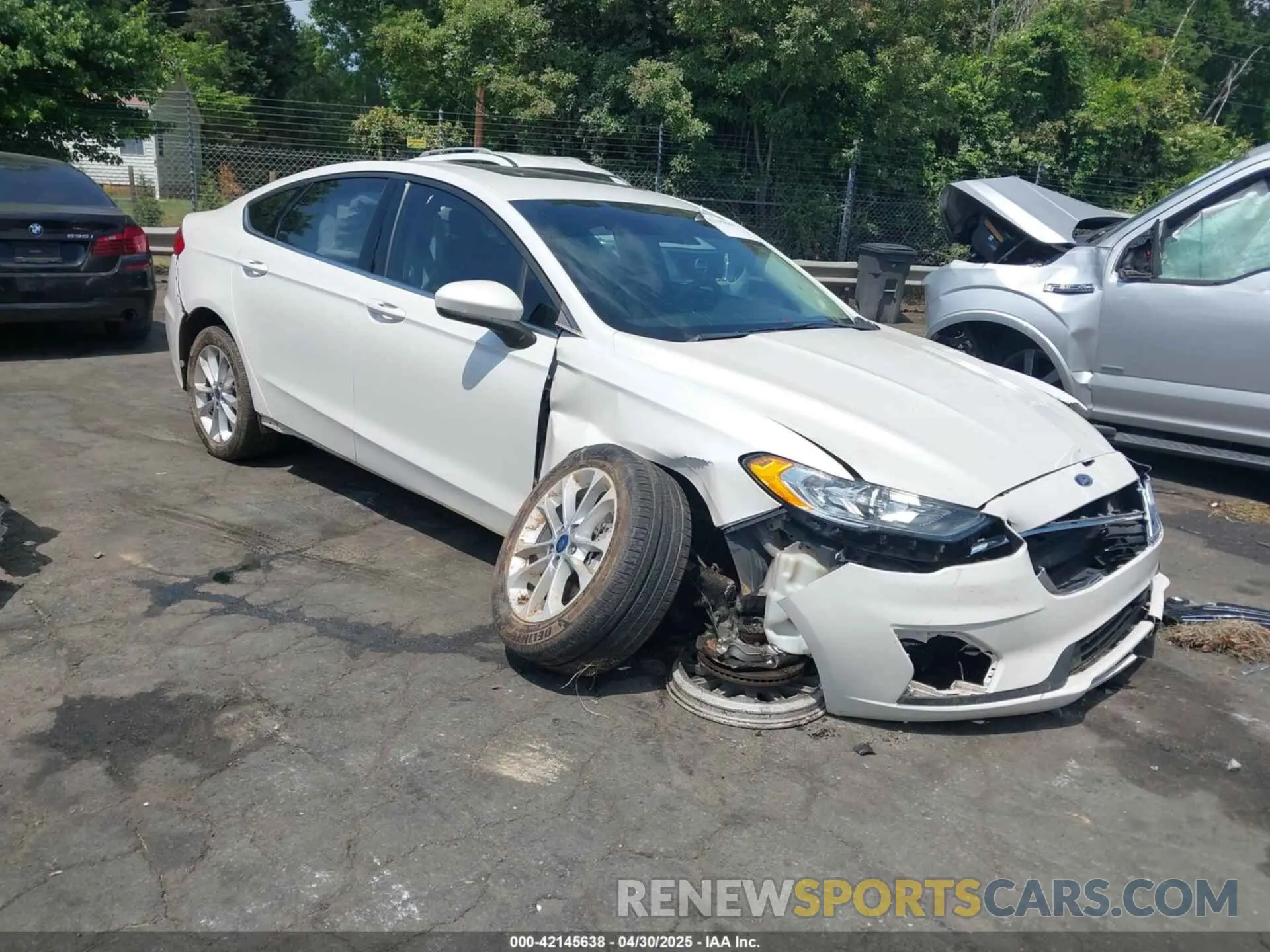 1 fotografías del automóvil dañado 3FA6P0LU5LR153942 FORD FUSION 2020