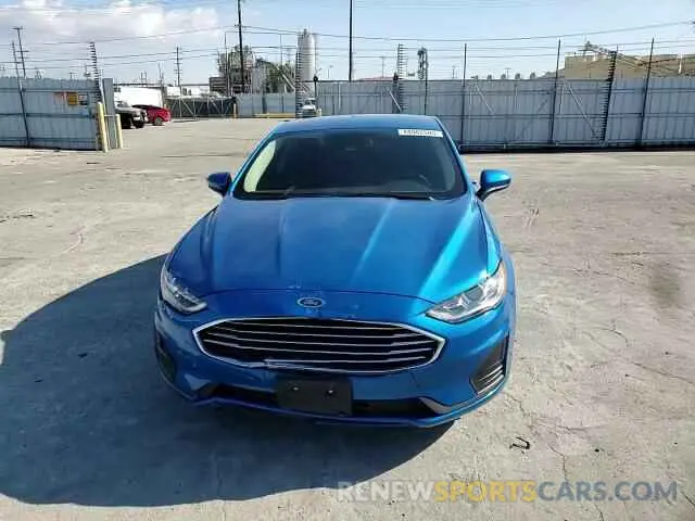 10 fotografías del automóvil dañado 3FA6P0LU5LR266421 FORD FUSION 2020
