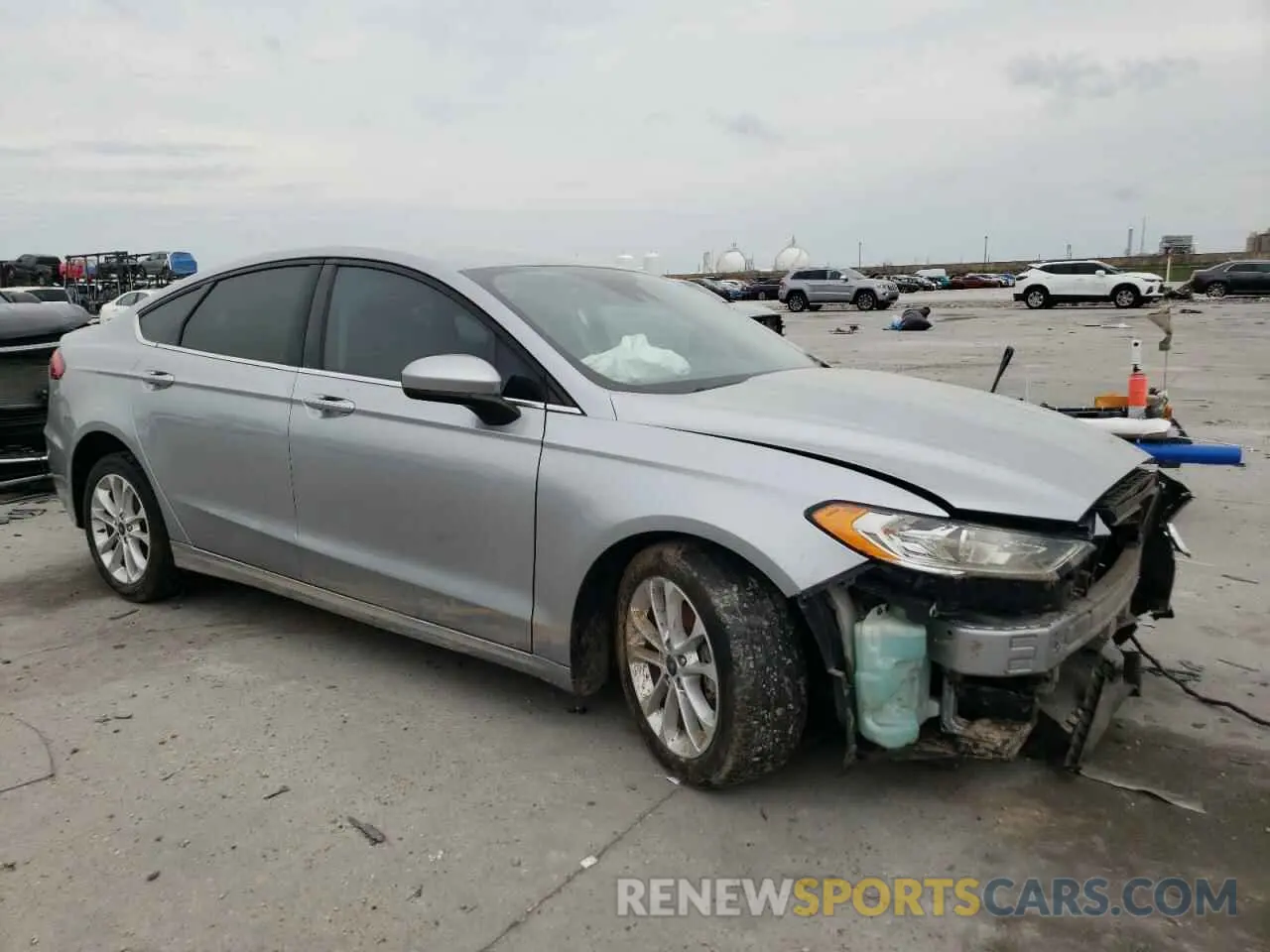4 fotografías del automóvil dañado 3FA6P0LU6LR104281 FORD FUSION 2020