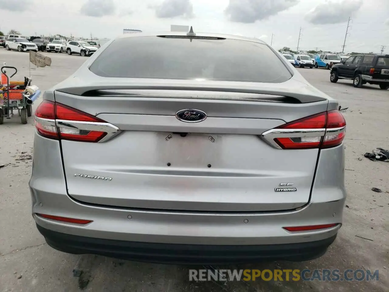 6 fotografías del automóvil dañado 3FA6P0LU6LR104281 FORD FUSION 2020