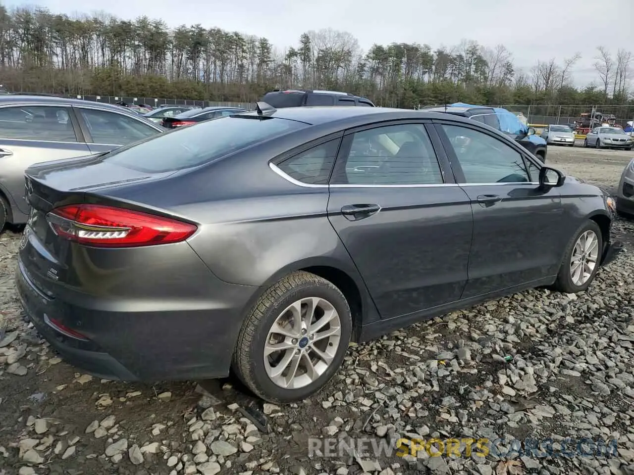 3 fotografías del automóvil dañado 3FA6P0LU7LR104788 FORD FUSION 2020