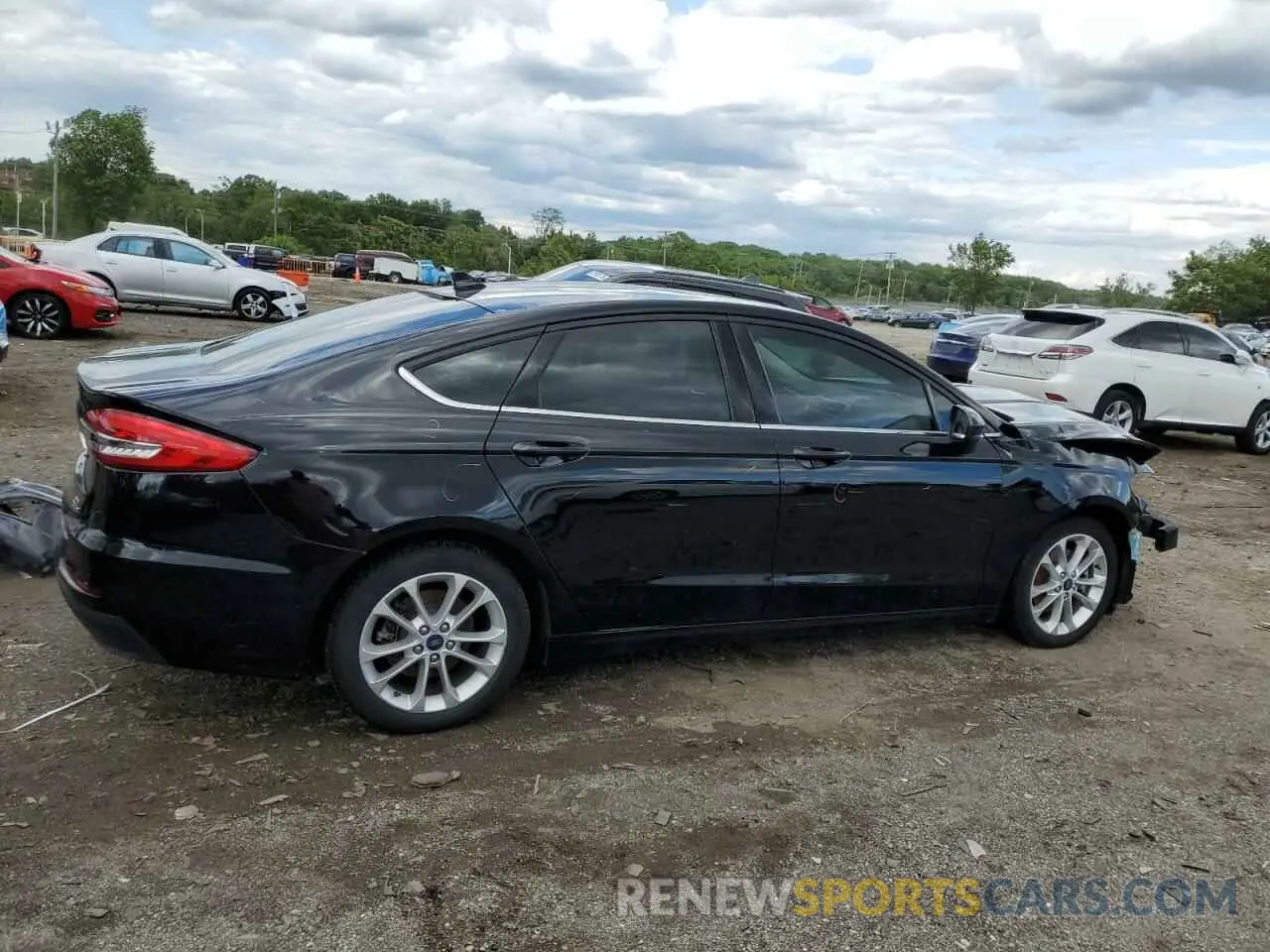3 fotografías del automóvil dañado 3FA6P0LU8LR104881 FORD FUSION 2020