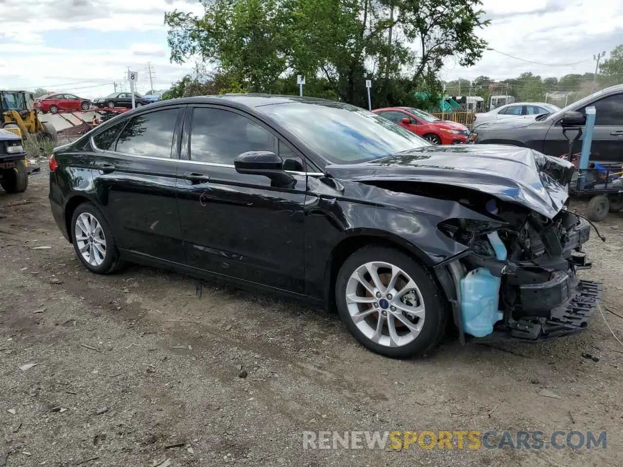 4 fotografías del automóvil dañado 3FA6P0LU8LR104881 FORD FUSION 2020