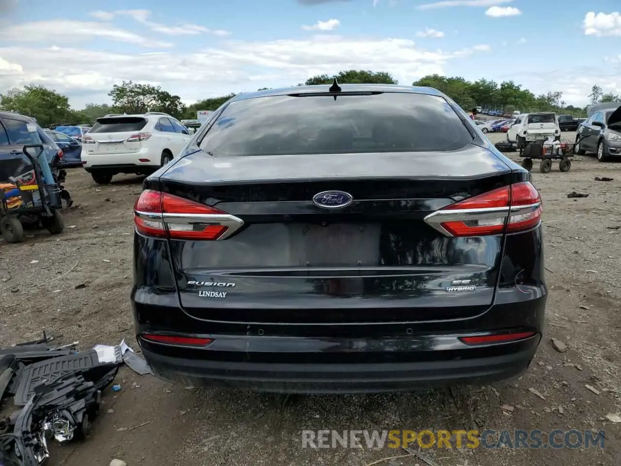 6 fotografías del automóvil dañado 3FA6P0LU8LR104881 FORD FUSION 2020