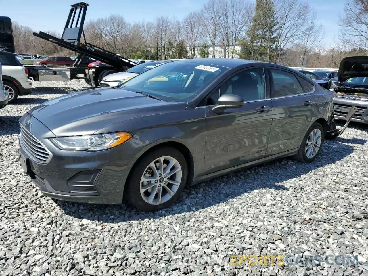 1 fotografías del automóvil dañado 3FA6P0LU8LR127609 FORD FUSION 2020