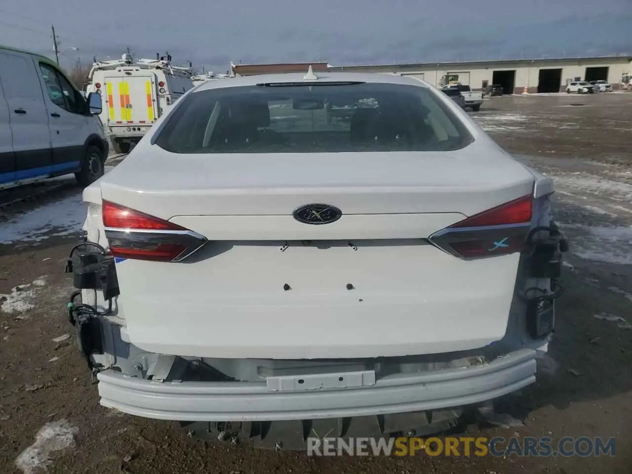 6 fotografías del automóvil dañado 3FA6P0LU8LR214376 FORD FUSION 2020