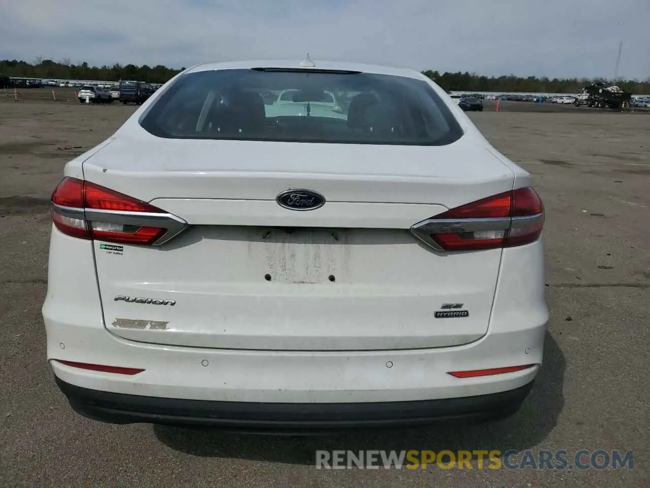 6 fotografías del automóvil dañado 3FA6P0LU8LR223692 FORD FUSION 2020