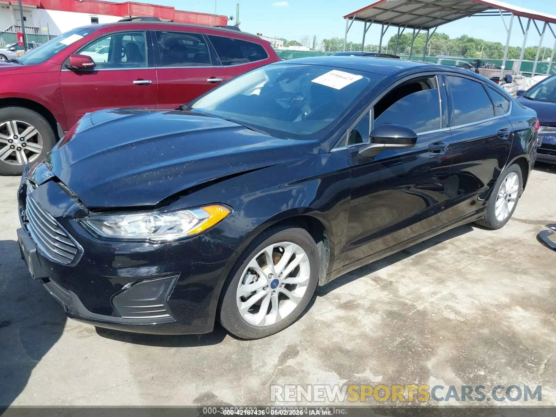 2 fotografías del automóvil dañado 3FA6P0LU9LR161722 FORD FUSION 2020
