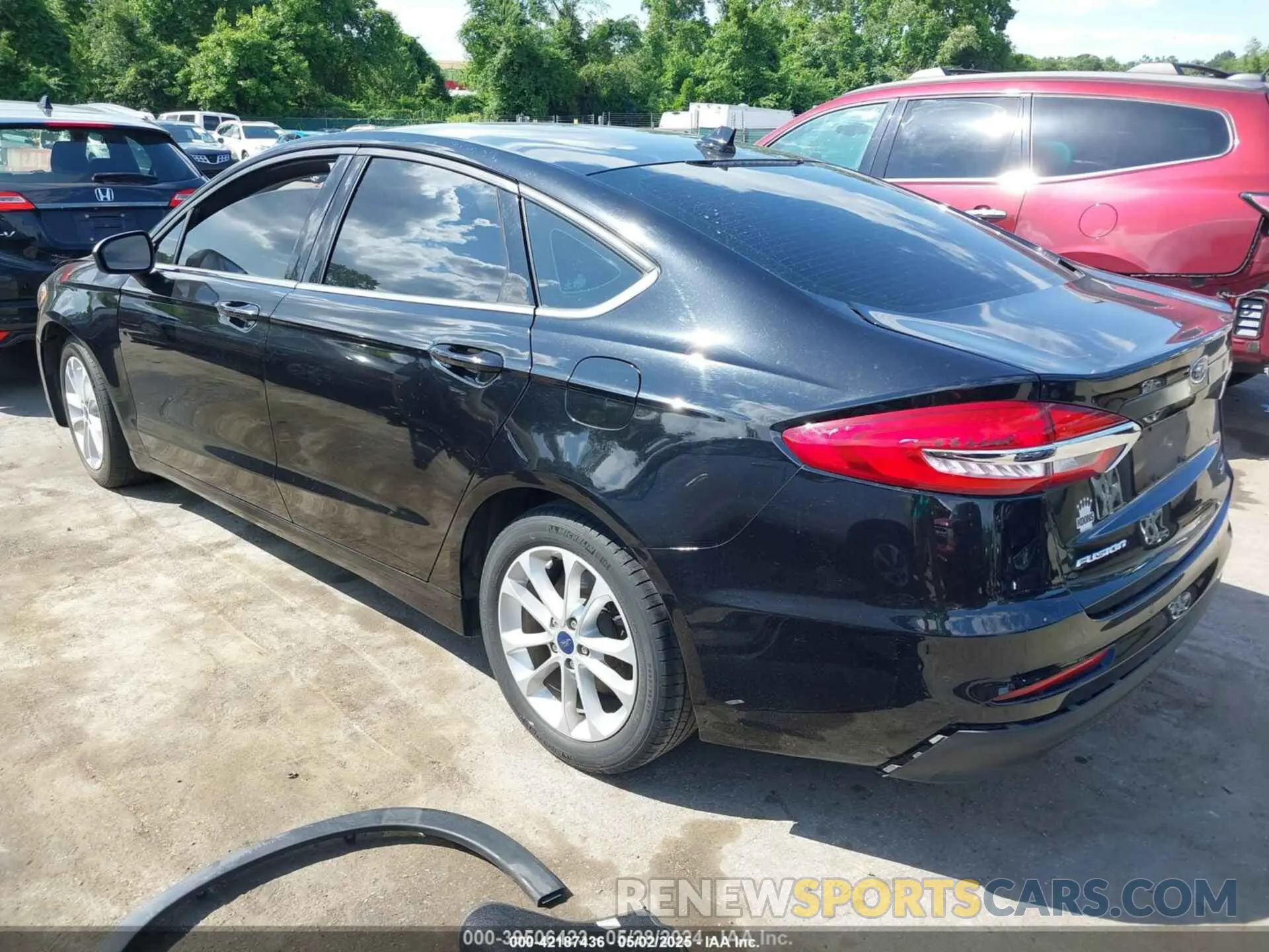 3 fotografías del automóvil dañado 3FA6P0LU9LR161722 FORD FUSION 2020