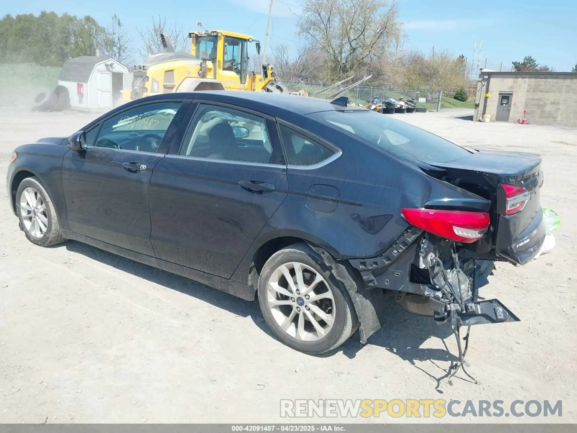 3 fotografías del automóvil dañado 3FA6P0LUXLR105191 FORD FUSION 2020