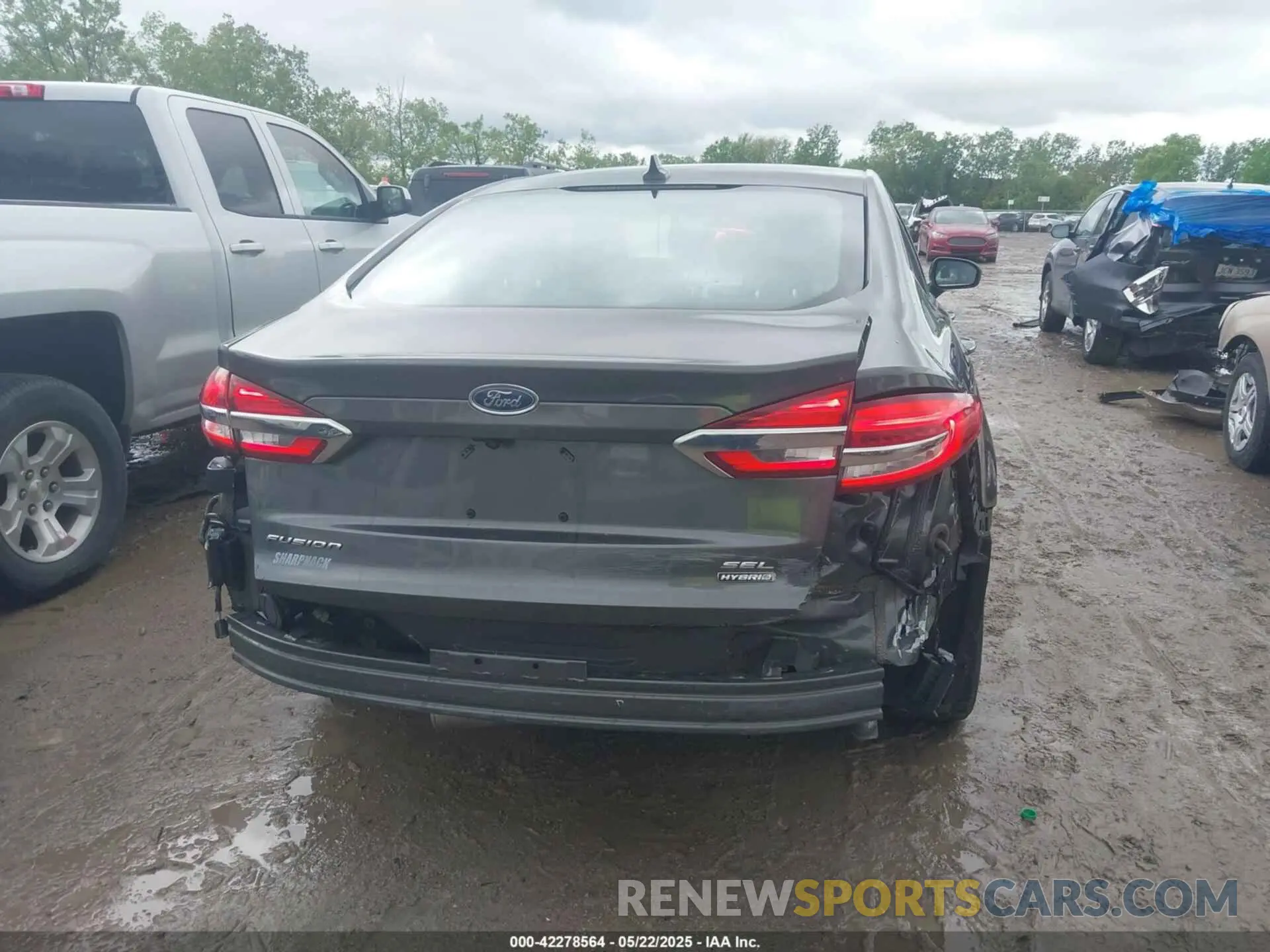 16 fotografías del automóvil dañado 3FA6P0MU0LR186037 FORD FUSION 2020
