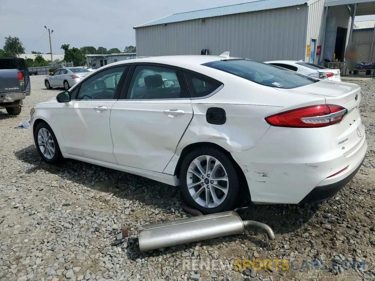 2 fotografías del automóvil dañado 3FA6P0MU7LR254155 FORD FUSION 2020
