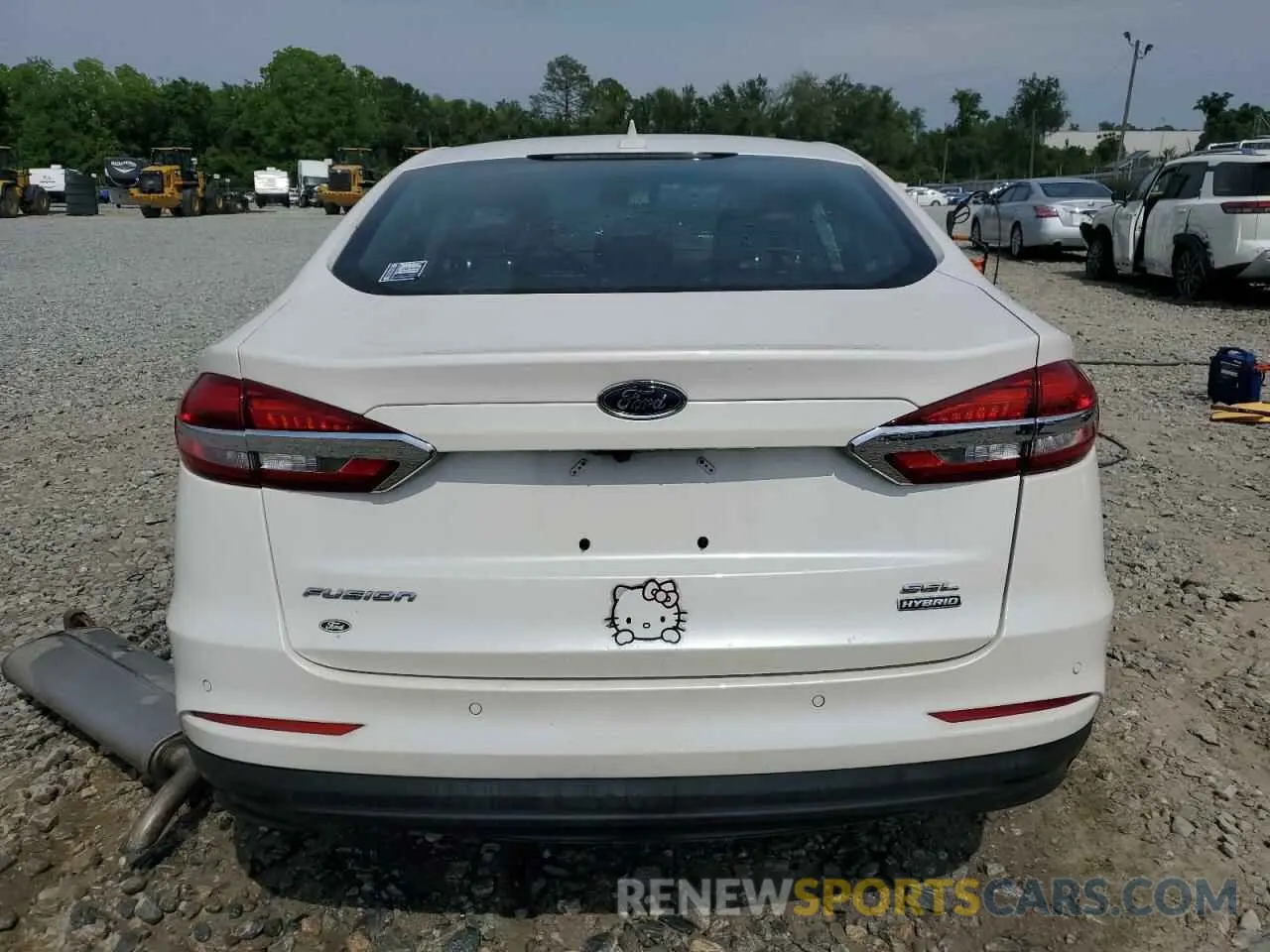 6 fotografías del automóvil dañado 3FA6P0MU7LR254155 FORD FUSION 2020