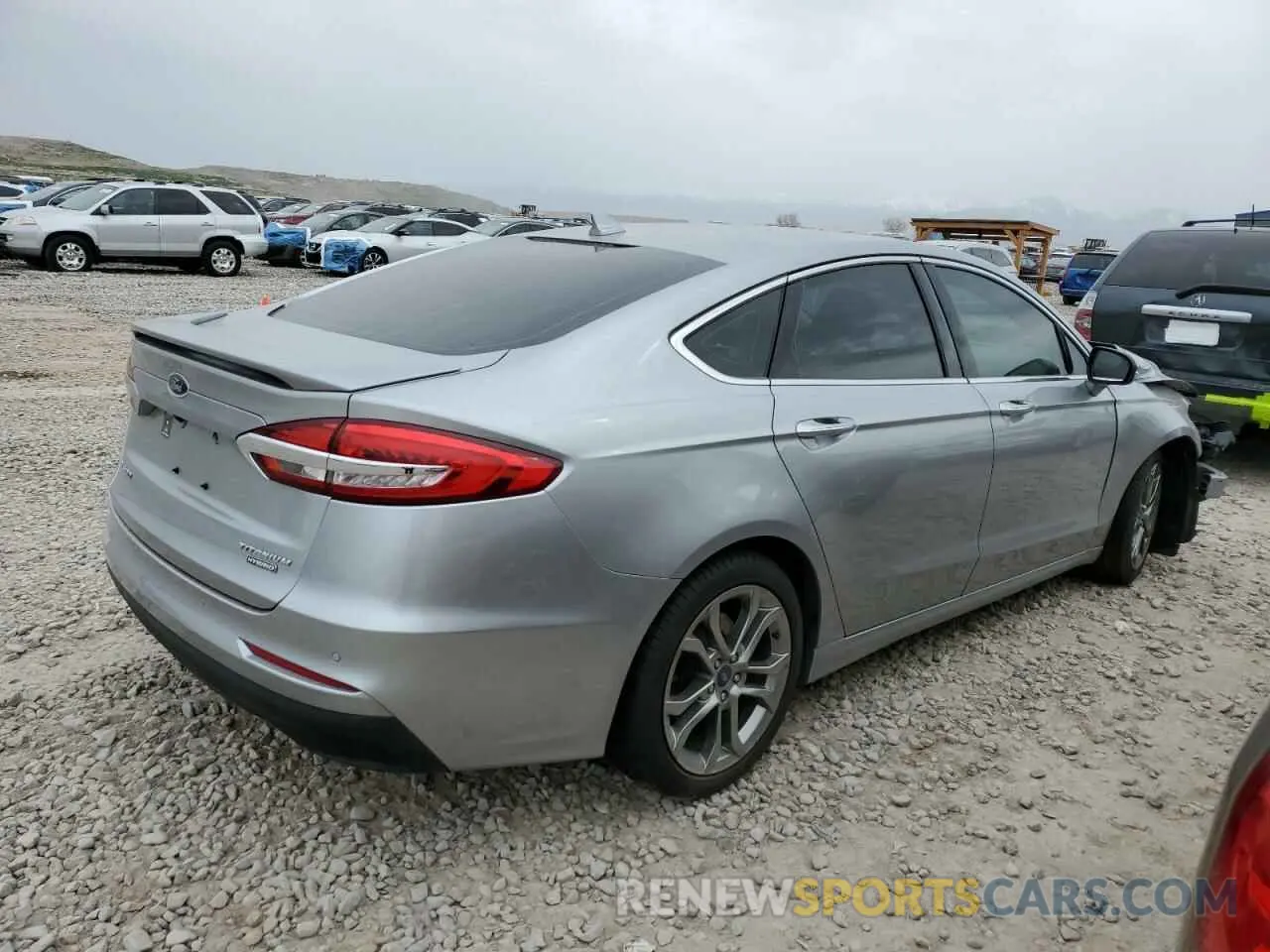 3 fotografías del automóvil dañado 3FA6P0RU3LR141506 FORD FUSION 2020