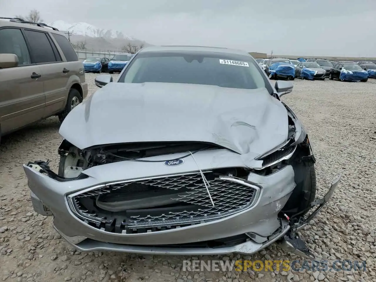 5 fotografías del automóvil dañado 3FA6P0RU3LR141506 FORD FUSION 2020