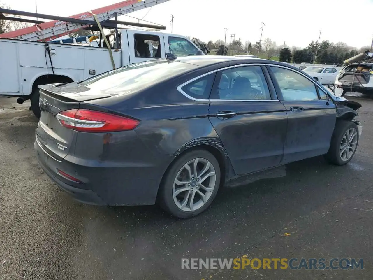 3 fotografías del automóvil dañado 3FA6P0RU3LR157270 FORD FUSION 2020