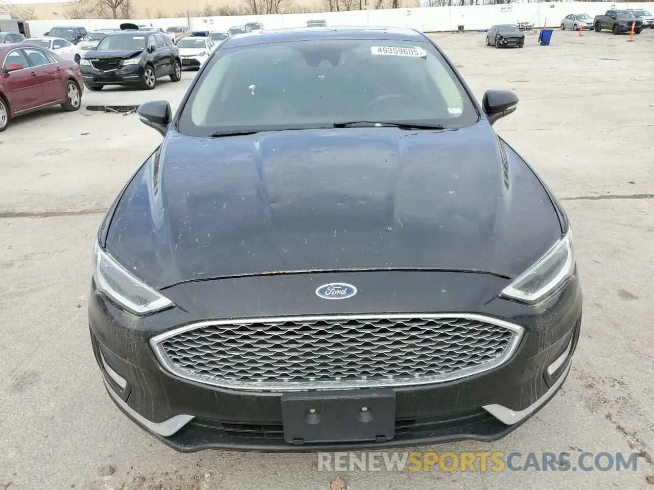 5 fotografías del automóvil dañado 3FA6P0RU4LR157147 FORD FUSION 2020