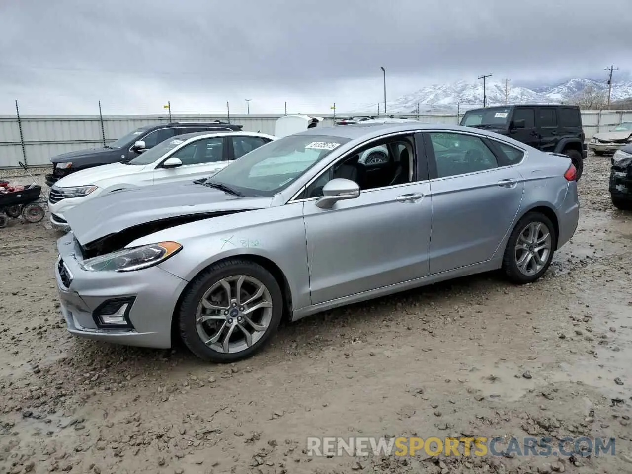 1 fotografías del automóvil dañado 3FA6P0RU5LR100360 FORD FUSION 2020