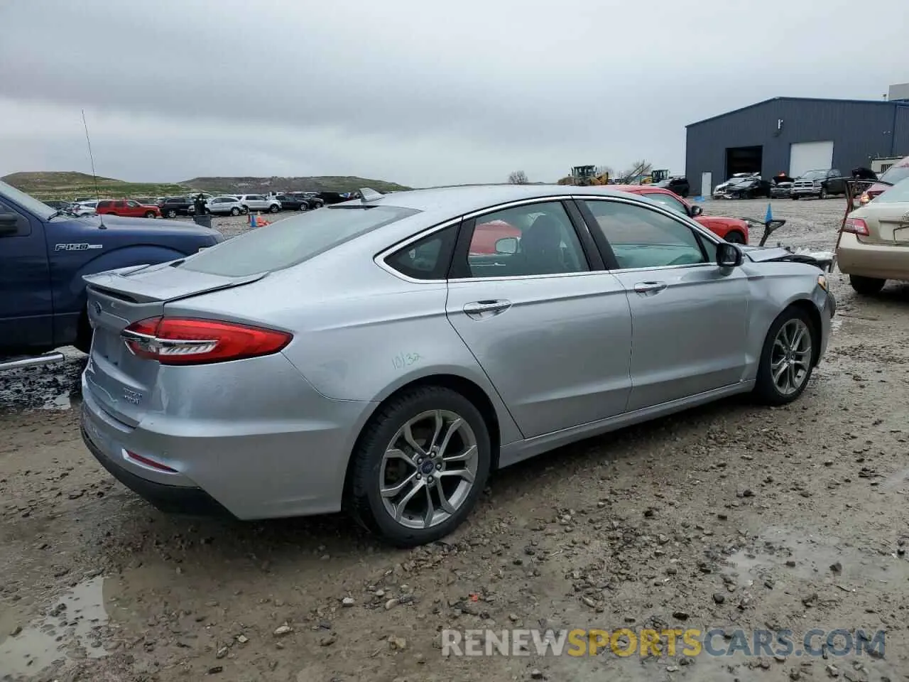 3 fotografías del automóvil dañado 3FA6P0RU5LR100360 FORD FUSION 2020