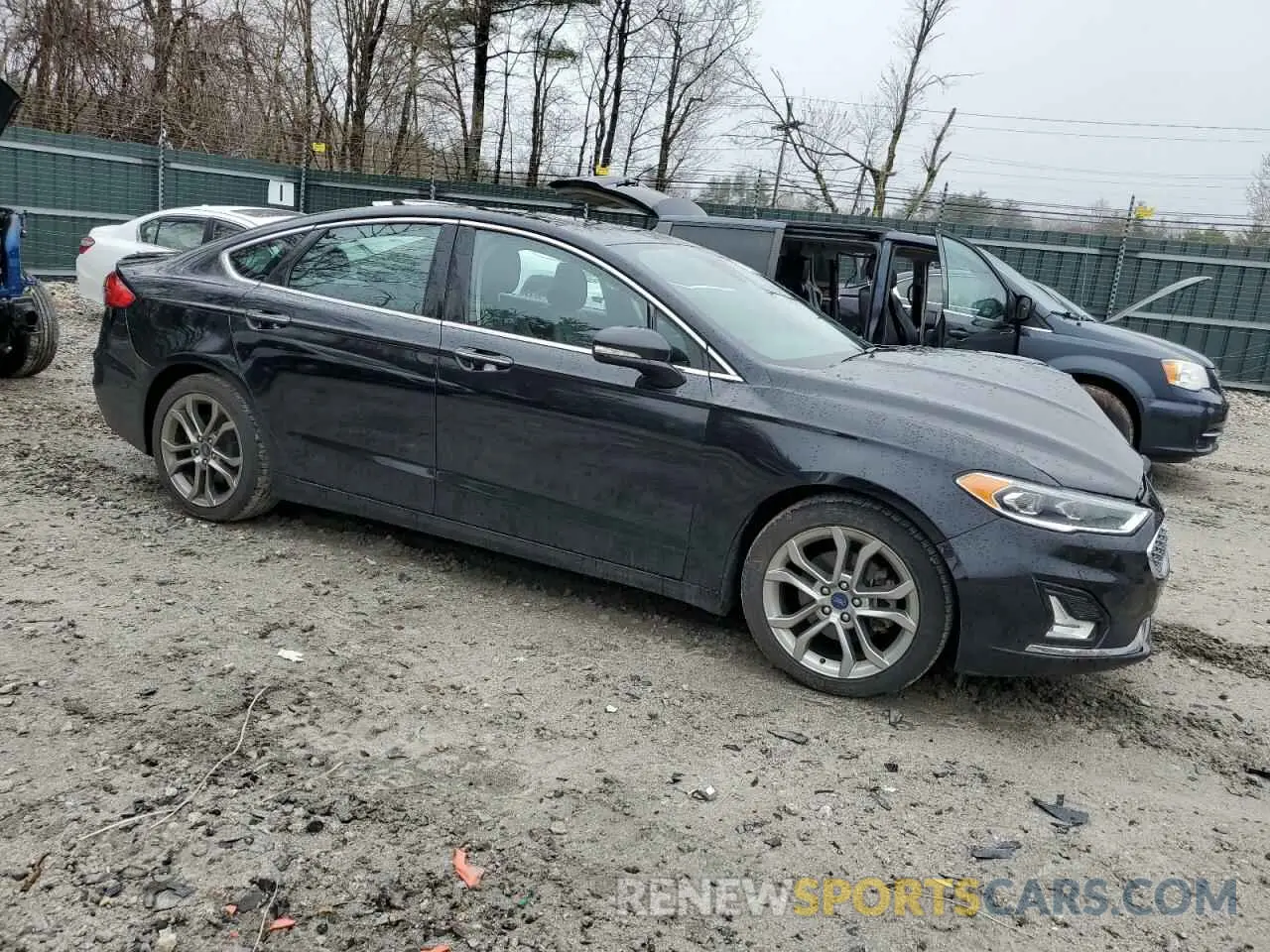 4 fotografías del automóvil dañado 3FA6P0RU5LR141328 FORD FUSION 2020