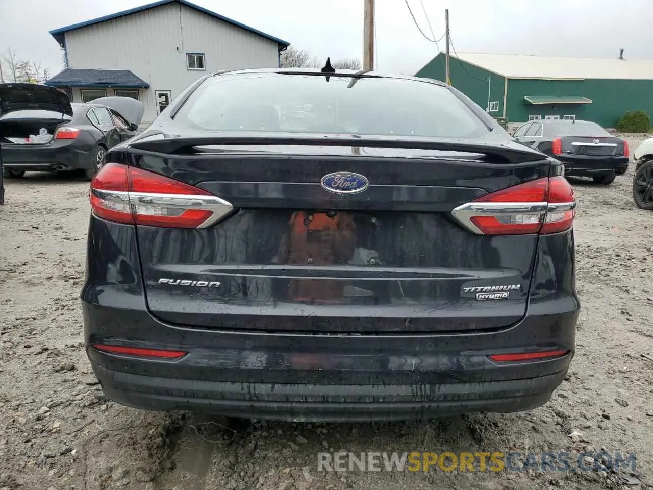 6 fotografías del automóvil dañado 3FA6P0RU5LR141328 FORD FUSION 2020
