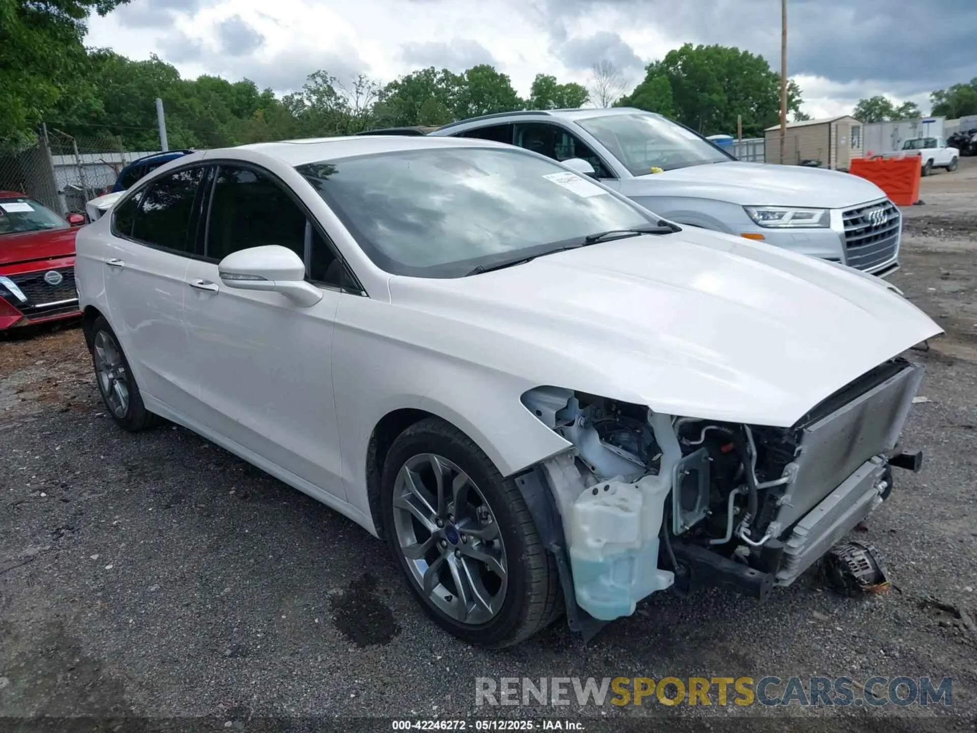 1 fotografías del automóvil dañado 3FA6P0RU6LR234634 FORD FUSION 2020