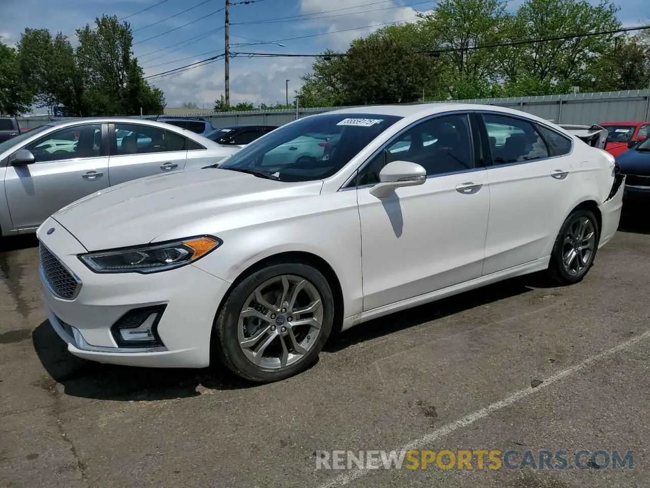 1 fotografías del automóvil dañado 3FA6P0RU7LR109979 FORD FUSION 2020