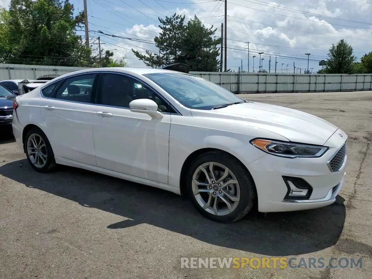 4 fotografías del automóvil dañado 3FA6P0RU7LR109979 FORD FUSION 2020