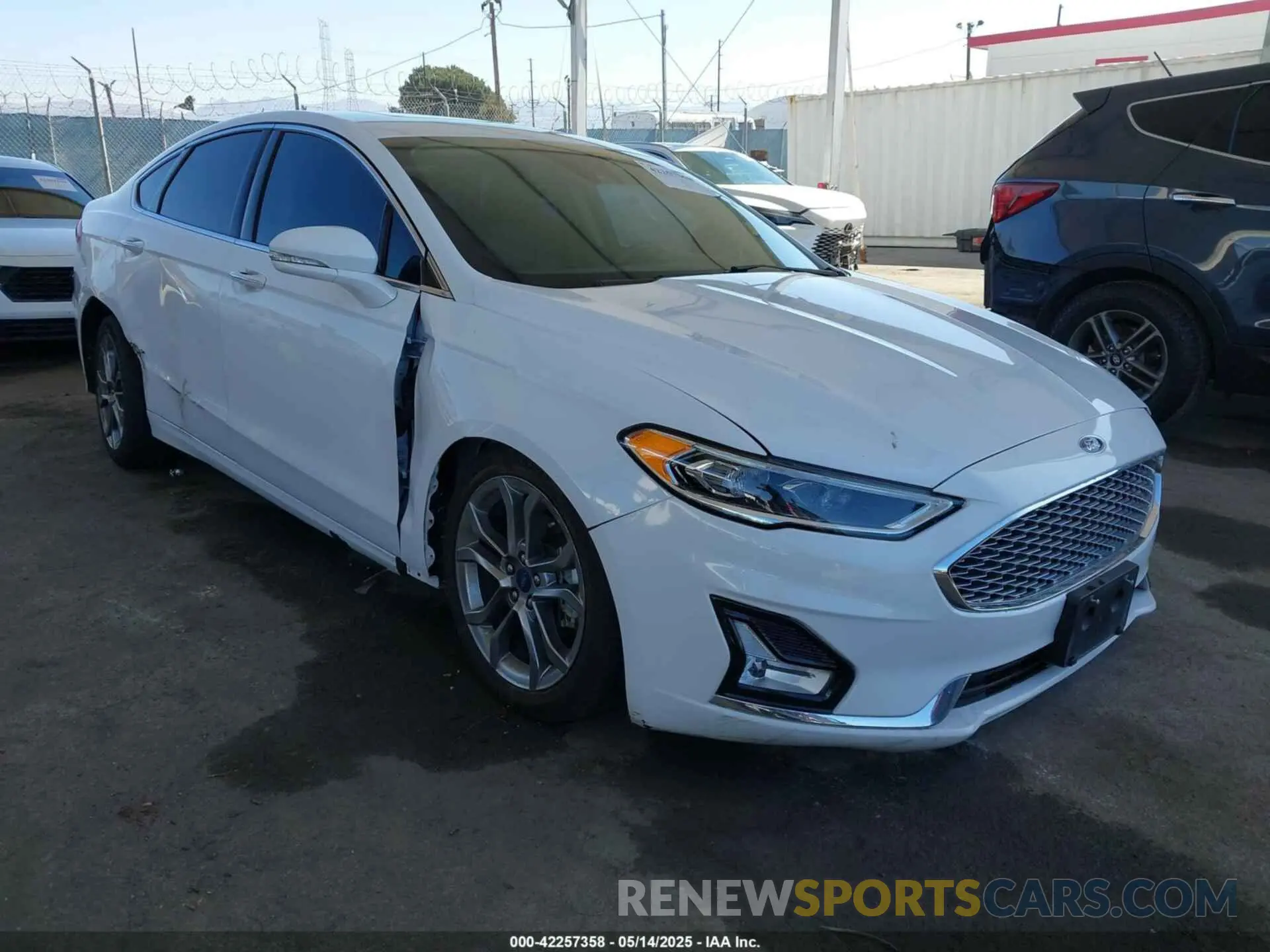 1 fotografías del automóvil dañado 3FA6P0RU9LR170993 FORD FUSION 2020