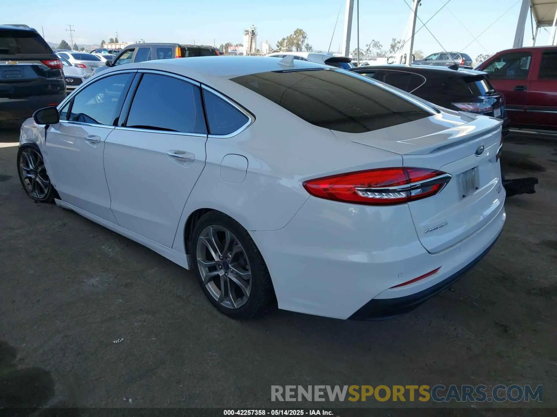 3 fotografías del automóvil dañado 3FA6P0RU9LR170993 FORD FUSION 2020