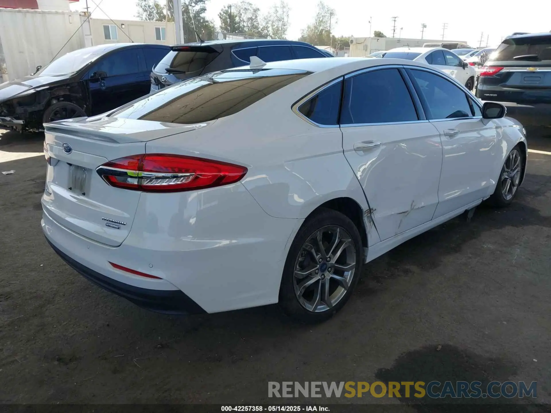 4 fotografías del automóvil dañado 3FA6P0RU9LR170993 FORD FUSION 2020