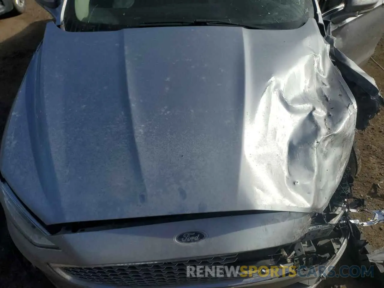 11 fotografías del automóvil dañado 3FA6P0RUXLR203967 FORD FUSION 2020