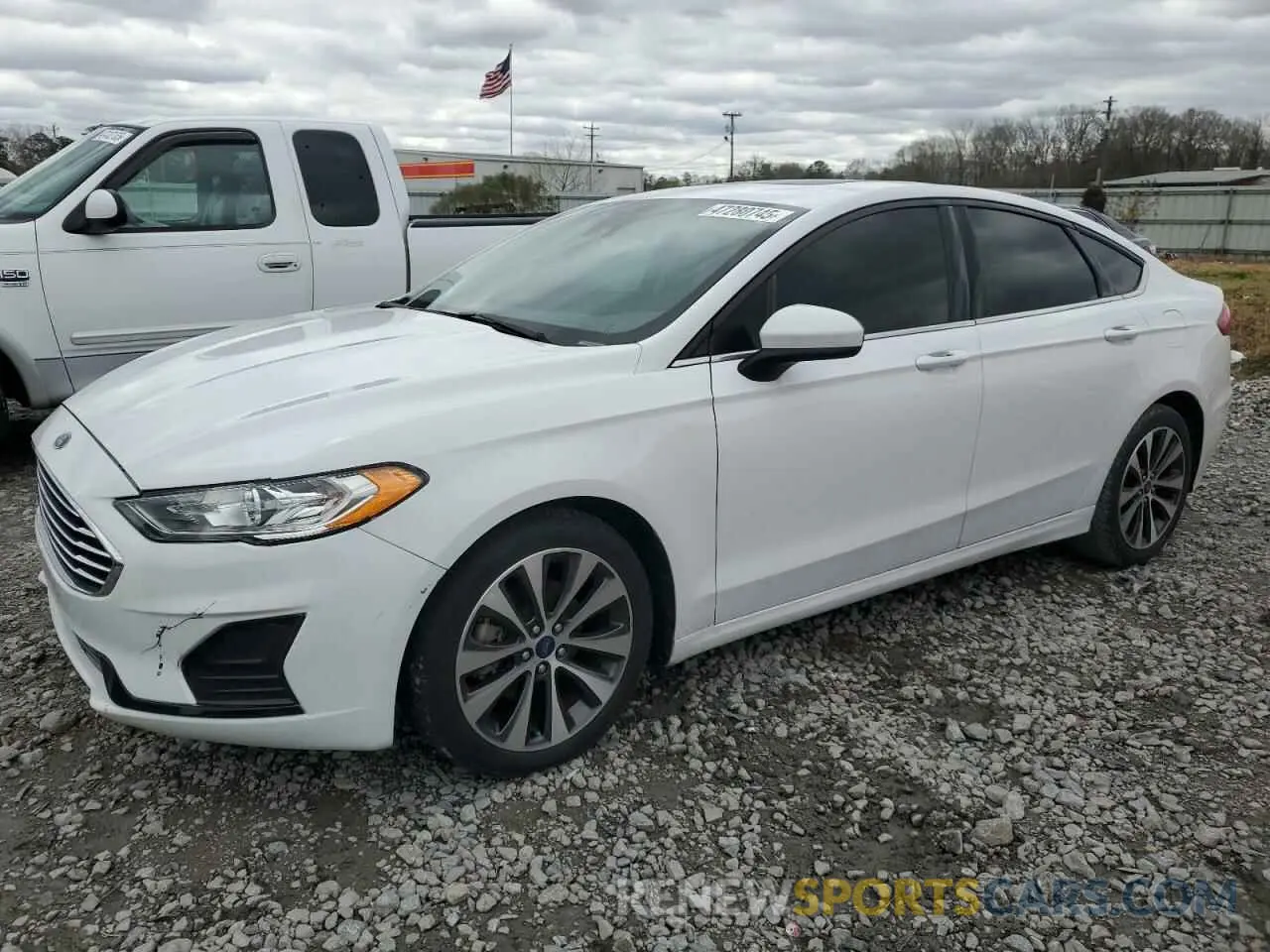 1 fotografías del automóvil dañado 3FA6P0T90LR202458 FORD FUSION 2020