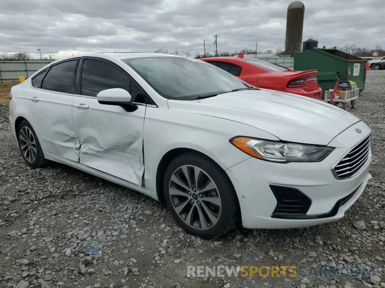 4 fotografías del automóvil dañado 3FA6P0T90LR202458 FORD FUSION 2020