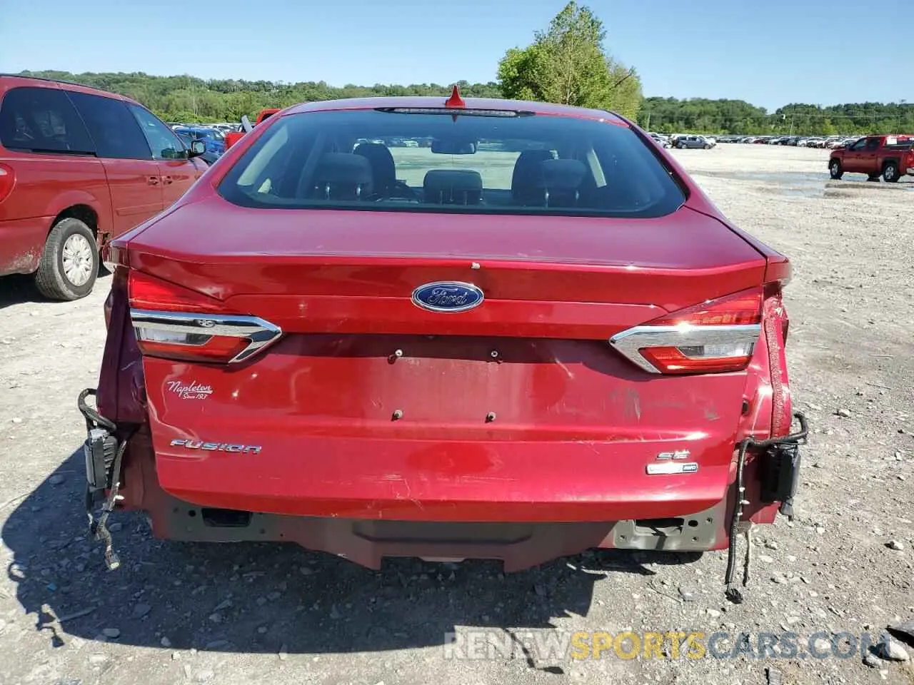 6 fotografías del automóvil dañado 3FA6P0T92LR121185 FORD FUSION 2020