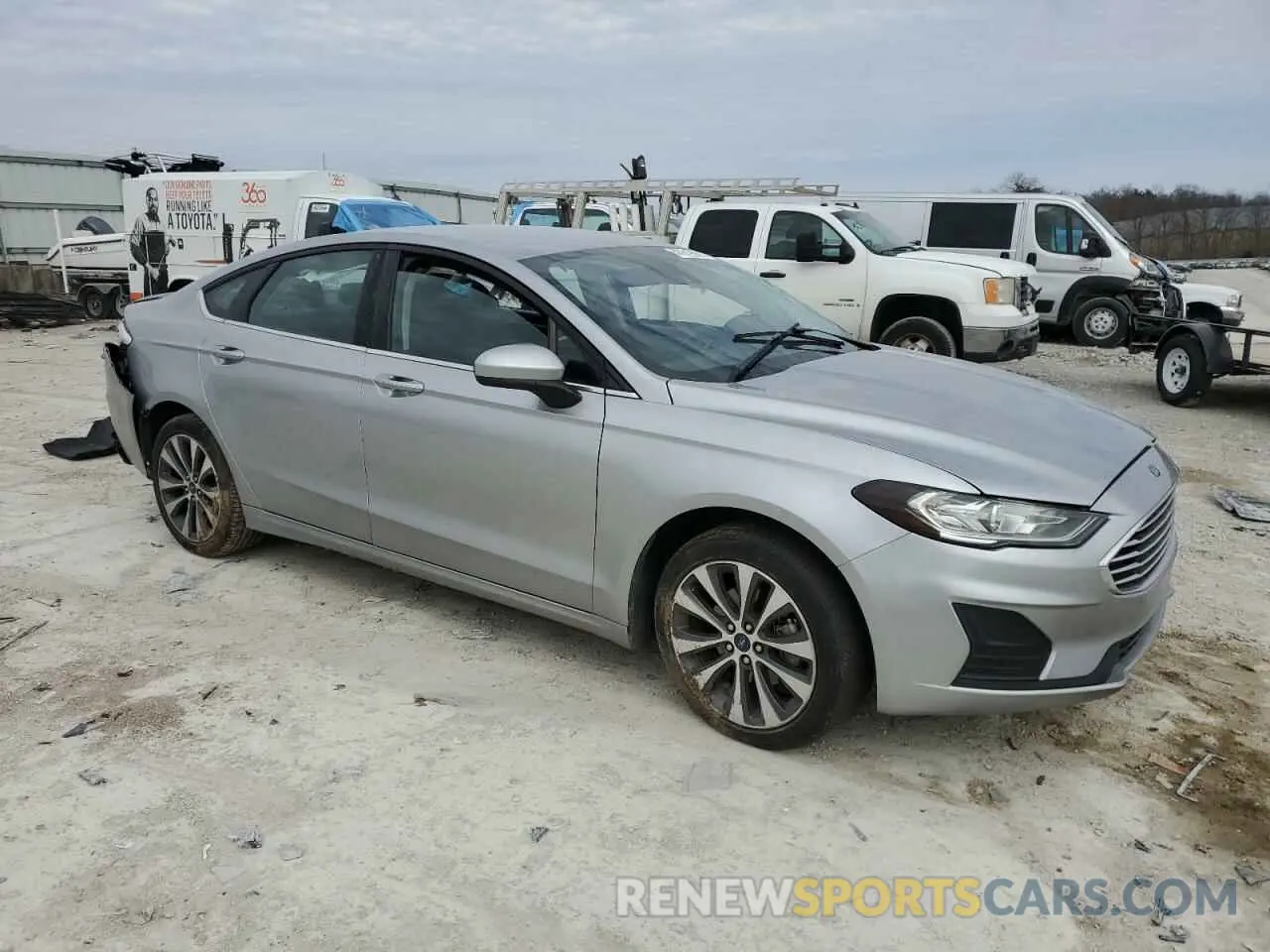 4 fotografías del automóvil dañado 3FA6P0T92LR147124 FORD FUSION 2020