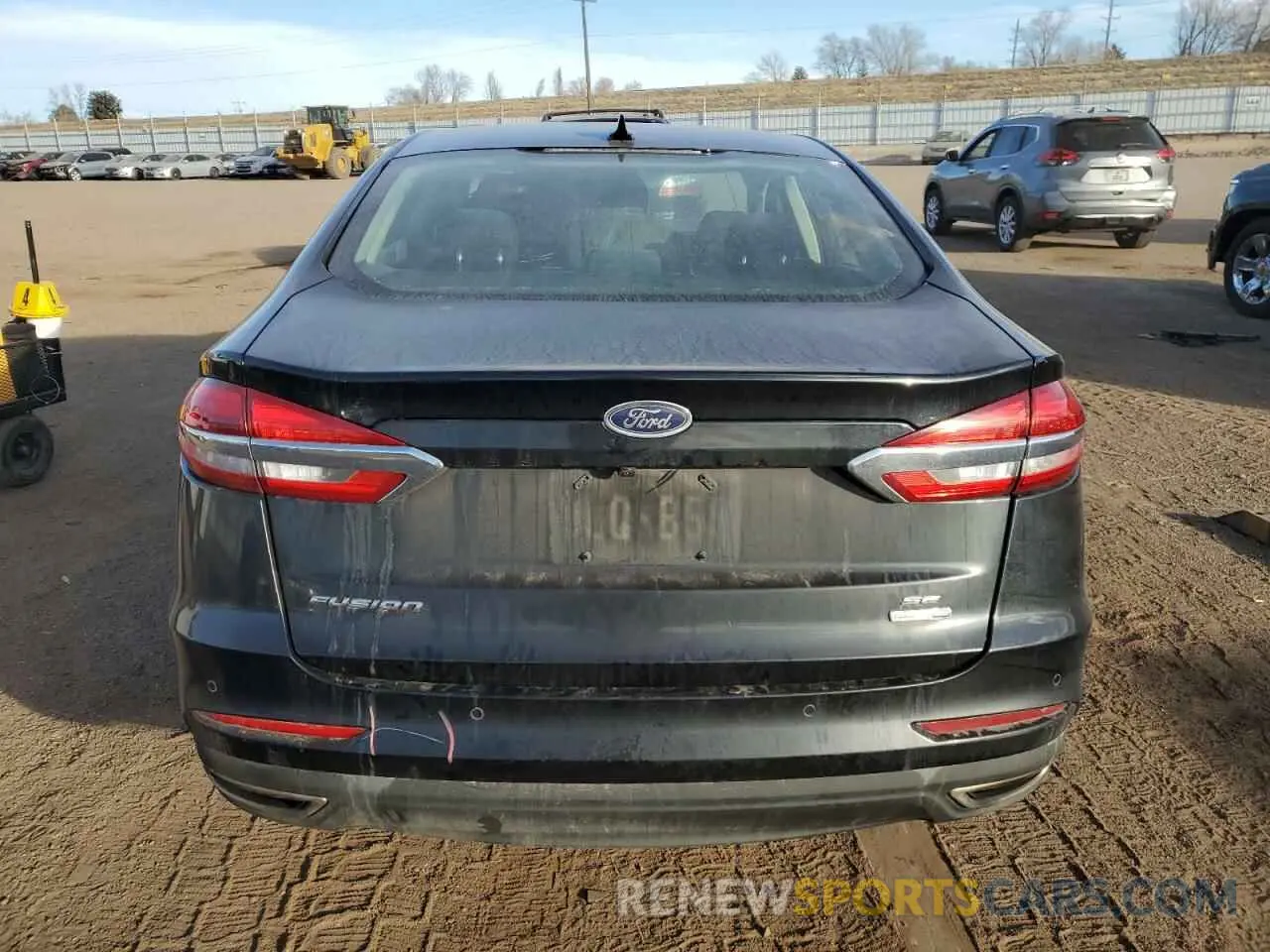 6 fotografías del automóvil dañado 3FA6P0T92LR150573 FORD FUSION 2020