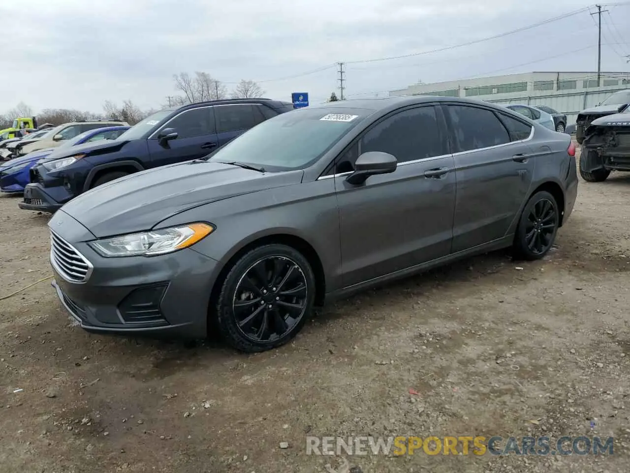 1 fotografías del automóvil dañado 3FA6P0T92LR162335 FORD FUSION 2020